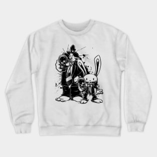 Sam & Max X Pulp Fiction (black) Crewneck Sweatshirt